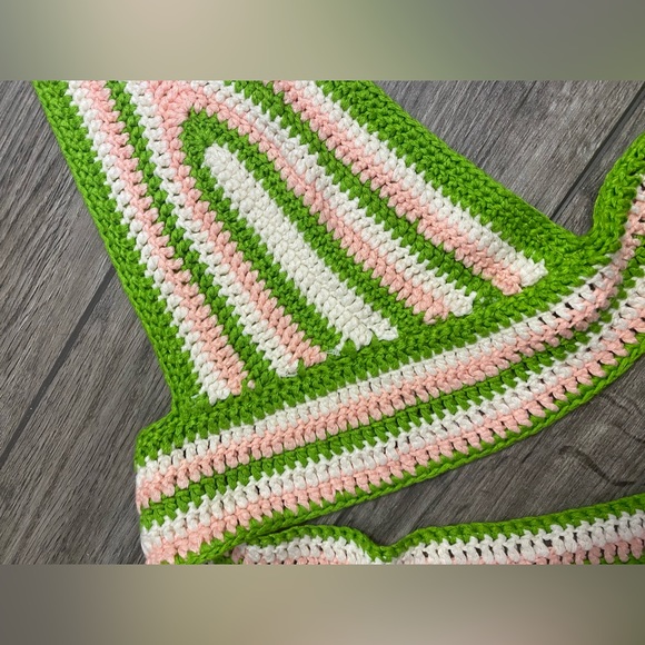 CROCHET HALTER NECK TOP - Picture 2 of 5